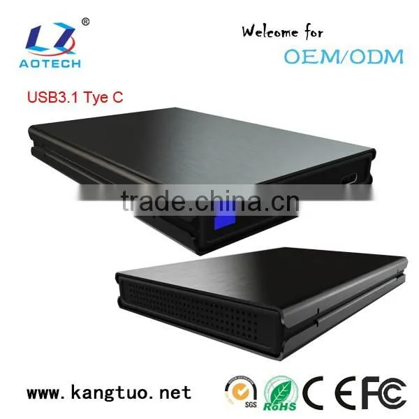 Type-C USB3.1 to 2.5 SATA HDD SSD Enclosure