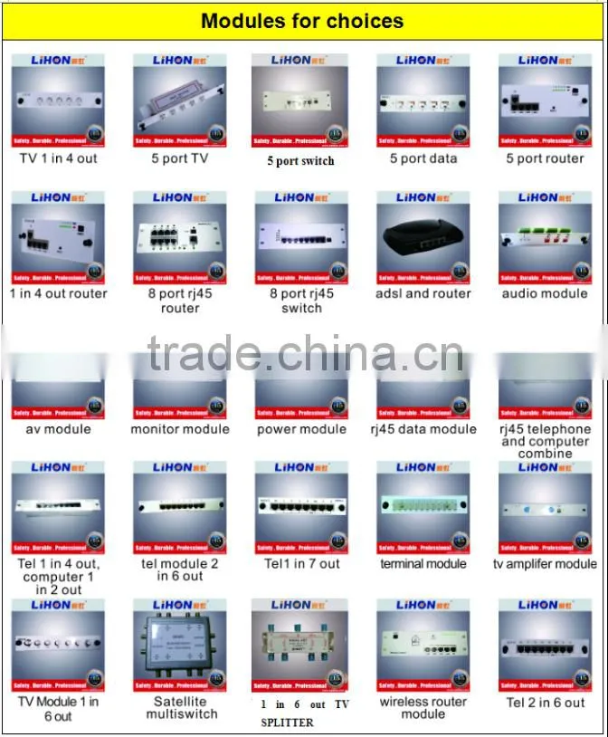 395*303*120mm house used optical fiber box with antena and extended cable