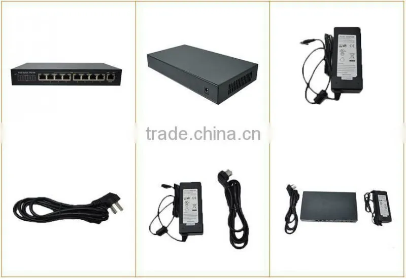 Best price 8 port power over ethernet switch POE switch