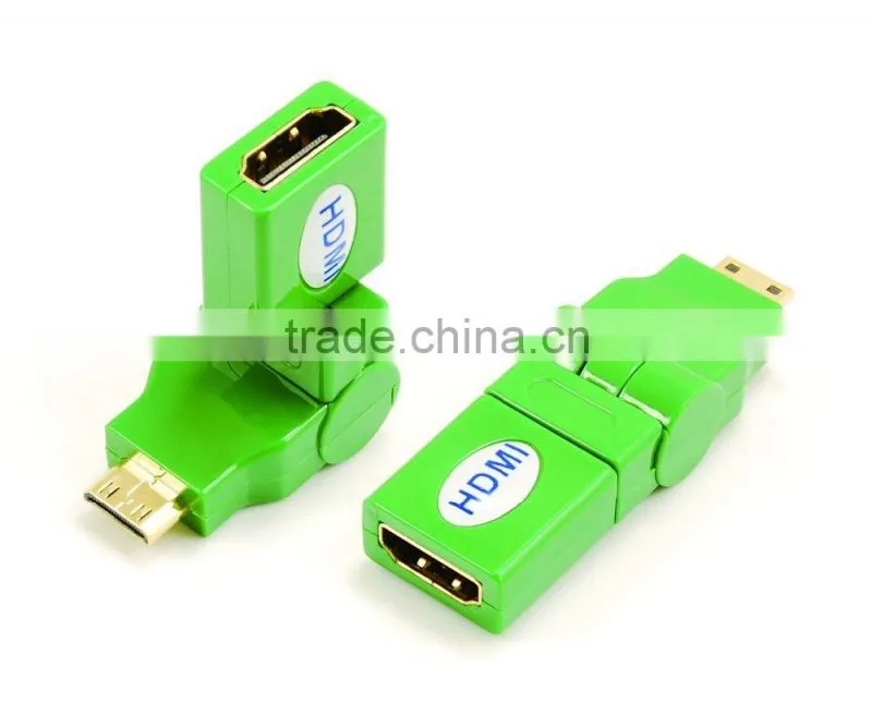 HDMI female to MINI male adapter rotating 270 degree