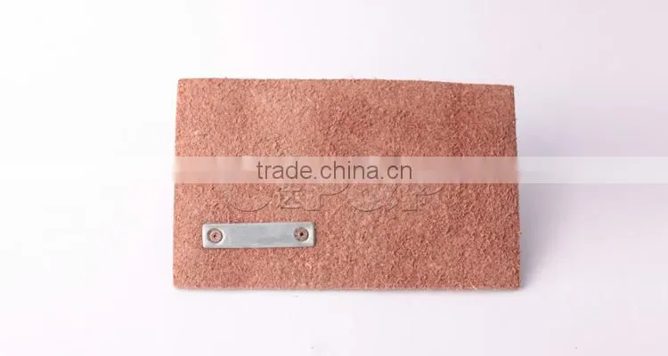 Branded logo pu leather patch for quality denim jeans wear