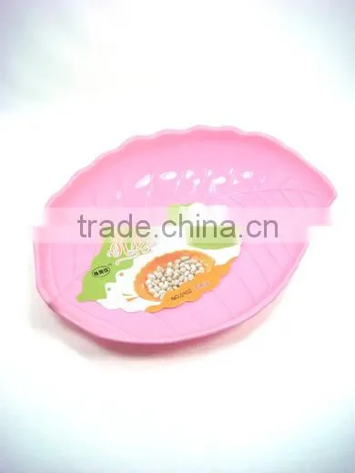 Leaf Shape Plastic Plate, Fruit Plate,PP Plate for Plastic Item