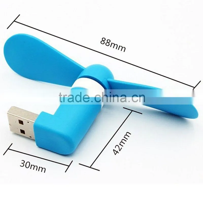 Pocket-size OTG Android Mobile Phone computer portable mini fan