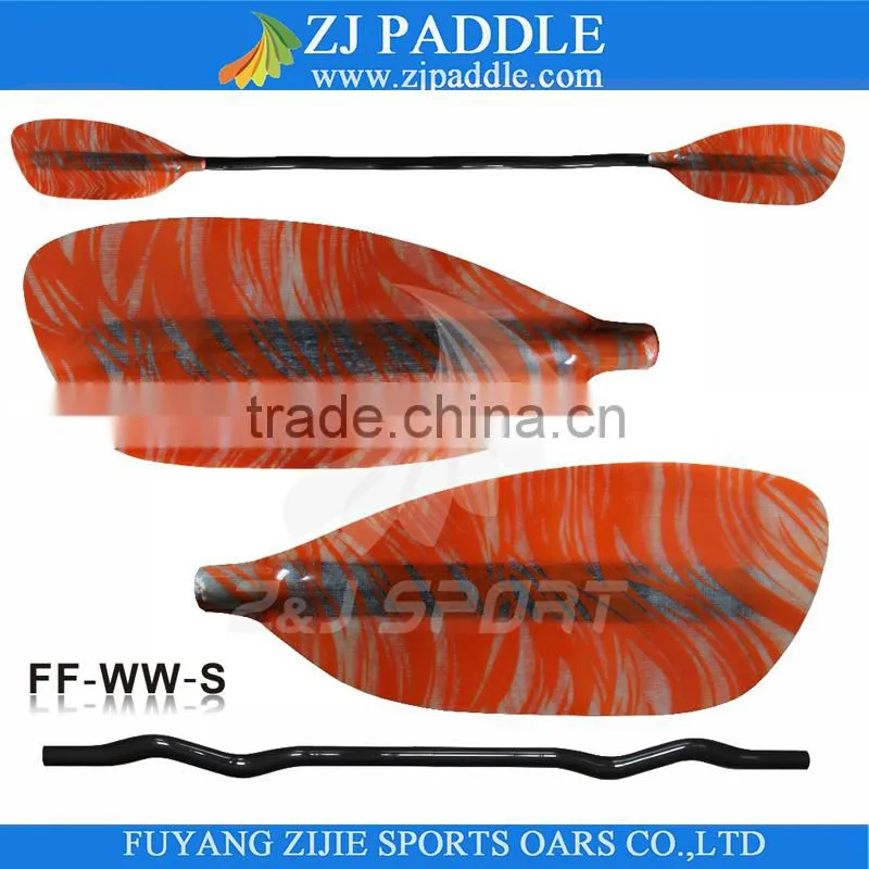Z&J SPORT Fancy Fiberglass Whitewater Paddle