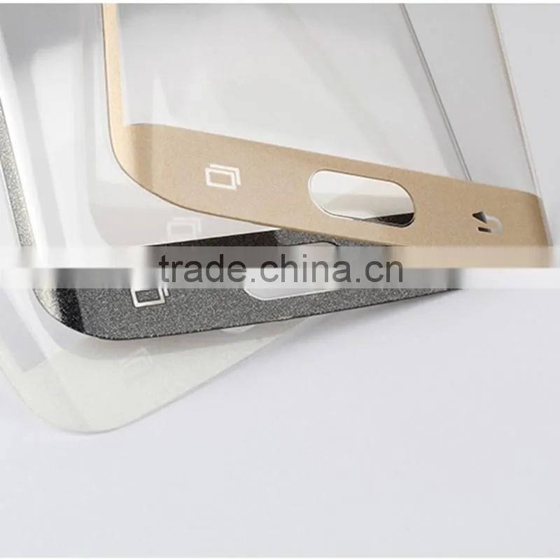 For Samsung Galaxy S6 Phone Glass Film with Sticker, Full Screen Cover Tempered Glass Screen Film for Mobile Phone
