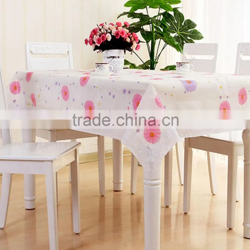 Transparent plastic table cloth PVC/PE/PEVA waterproof Table cloth
