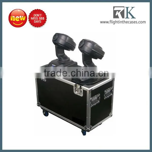 RK 1 hold 2 lights ,Plasma Led moving head lighting road ready flight case