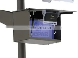 36W Solar Street Light 6m pole- ACCRA Series single arm lux design new product