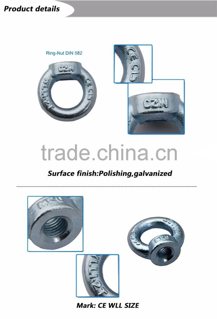 Rigging Hardware Din 582 Ring Nut