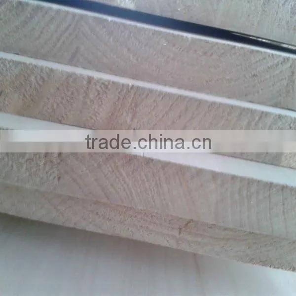 unbleached balsa wood of paulownia