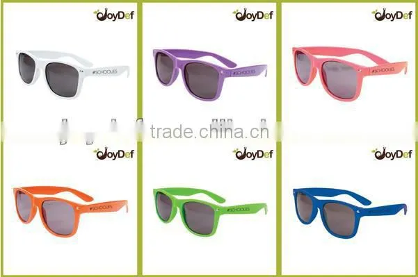 2016 The plastic and bamboo eyewear holiday vintage style retro design eco-friendly sunglasses