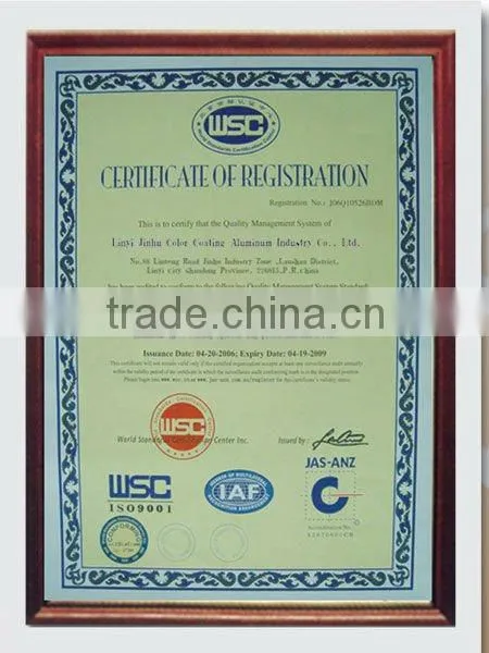 color coated aluminum for long span aluminum roofing sheet