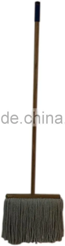 Eco-friendly cotton mop with wood handle