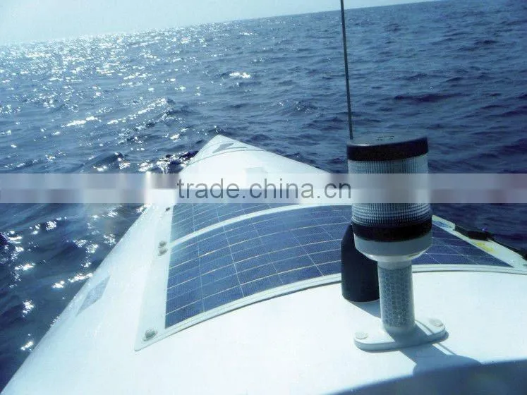 Sunpower cell camping,boat,caravan use 100w flexible solar panel