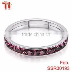 hot sale January Garnet birthstones ring women and men ring 2016 with stories