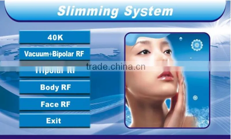 portable Laser+Cavitation+RF+Vacuum cavitation slimming machine