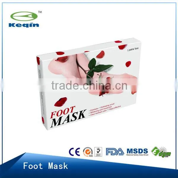 China Supplier Remove foot dead skin disposable socks exfoliating foot mask