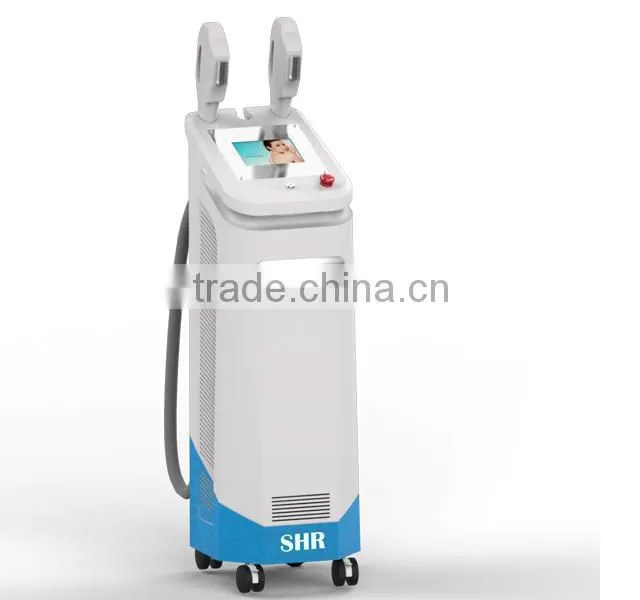 2015 Most popular beauty equipment new style SHR /OPT/AFT IPL+elight+ RF Multifunctional IPL SHR/ce/equipment