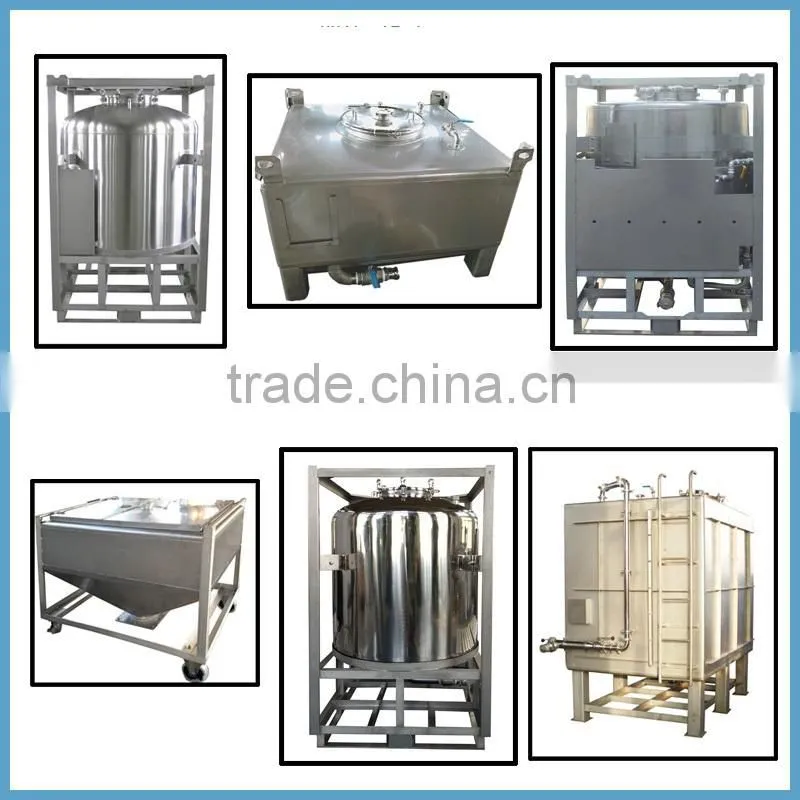 Over 10 years IBC manufacturing Experience Stainless Steel IBC Tanks