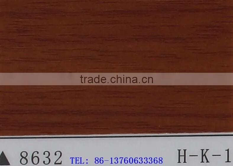 Wood Grain self-adhesion cold laminated Decoration PVC Film item 8632