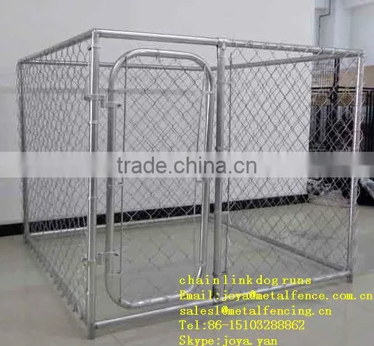 6'x10'x6' big dog playing chain link mesh dog kennels