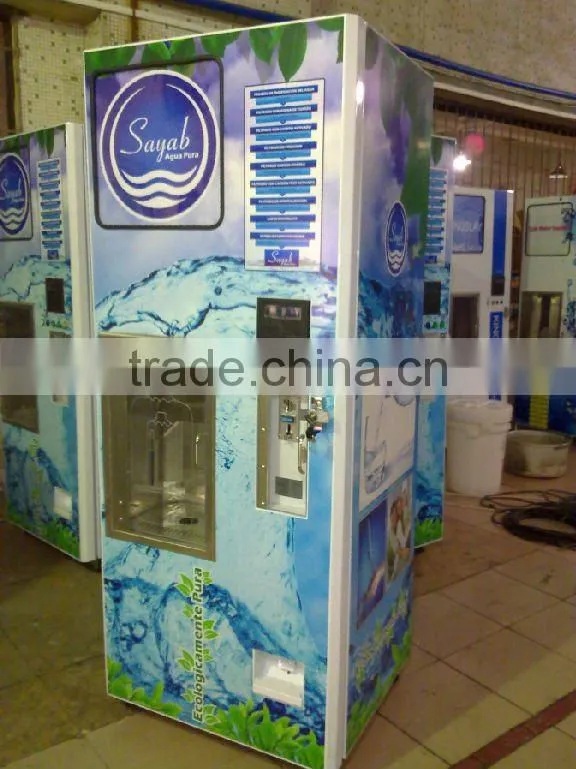 Pure Water Vending Machine to sale bottles water/bottled water vendor