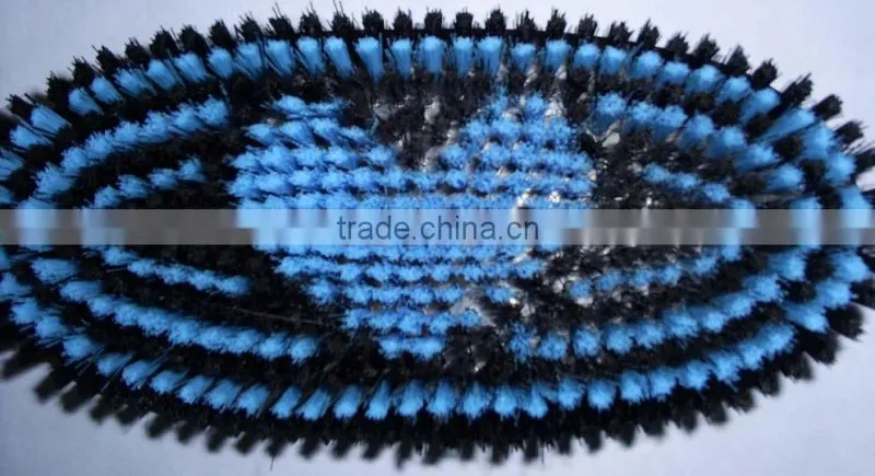 plastic TPR cover horse massage/grooming brush