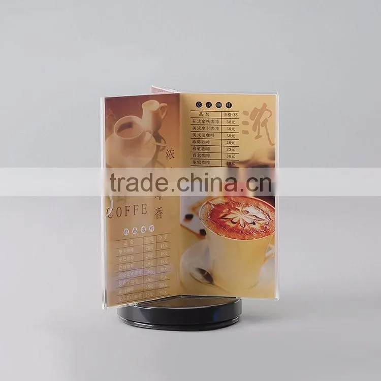 Bulk Stocked Hotel Restaurant Six Sided Acrylic Bill Holders Presenters (XJJD45)
