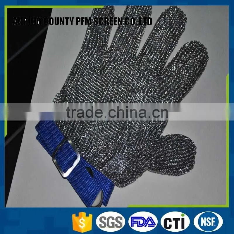 stainless steel wire mesh glove