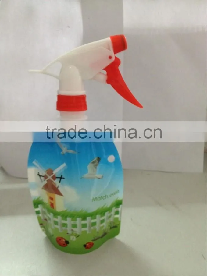 PVC Plastic flower bag pot