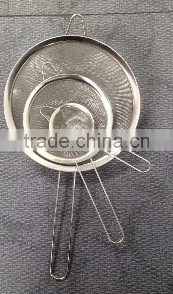 Food Strainer Set Fine Stainless Steel Fine Mesh Strainers, Colanders