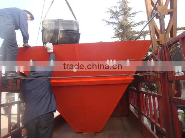 Industrial raw materials storage feeding steel hopper