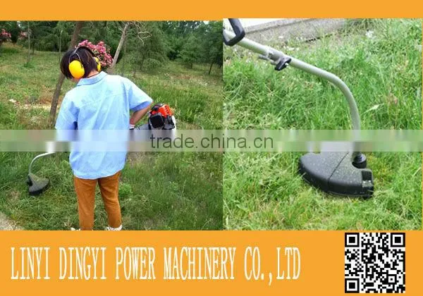 bent type grass mower with two shafts
