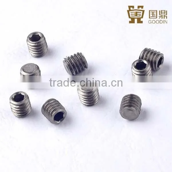 STAINLESS STEEL CONE POINT HEXAGON SOCKET SET SCREW WITH GOOD QUALITY