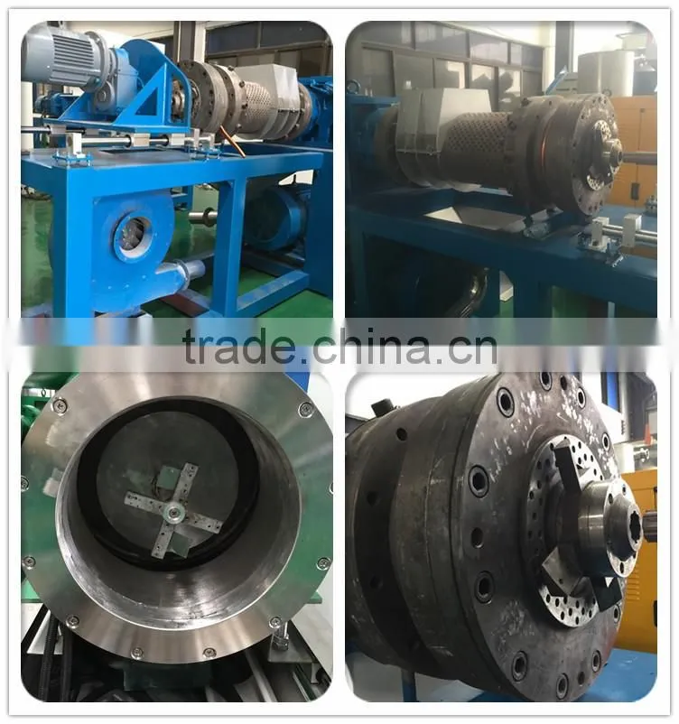 High Output Washed Film Squeezer Using in recycling plastic granulators production line to dry pellets or granules