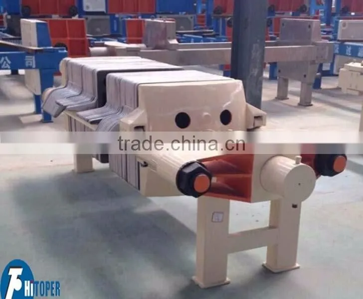 Hot sale cast iron filter press supplier, lubricant oil usage plate frame filter press
