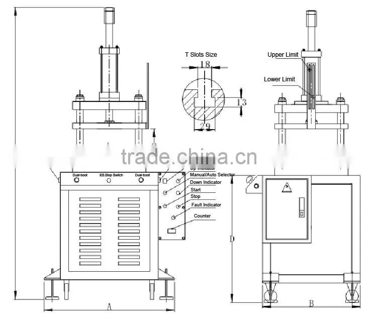 JULY brand high quality four columns automatic 10 ton power press