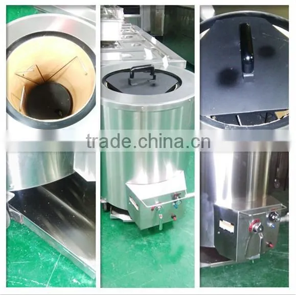 2016 factory price 0.33mm Stainless Steel gas tandoor clay oven for sale