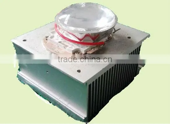 DIY led grow light chip with aluminum heat sink and optical grass lens and reflector fan for DIY led grow light