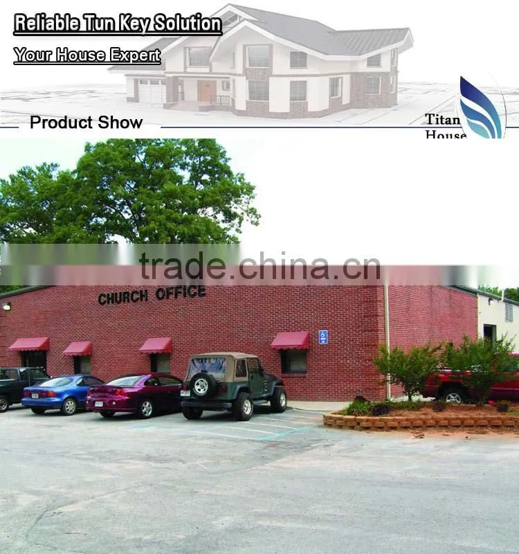 Light Steel Frame Fabricated Church Building in Turnkey