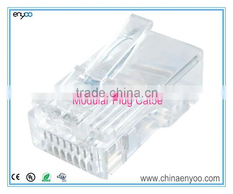 RJ45 Cat5e Modular Plugs/Connectors for Solid Wire