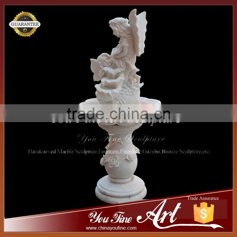 Oudoor Garden Marble Girls Fountain
