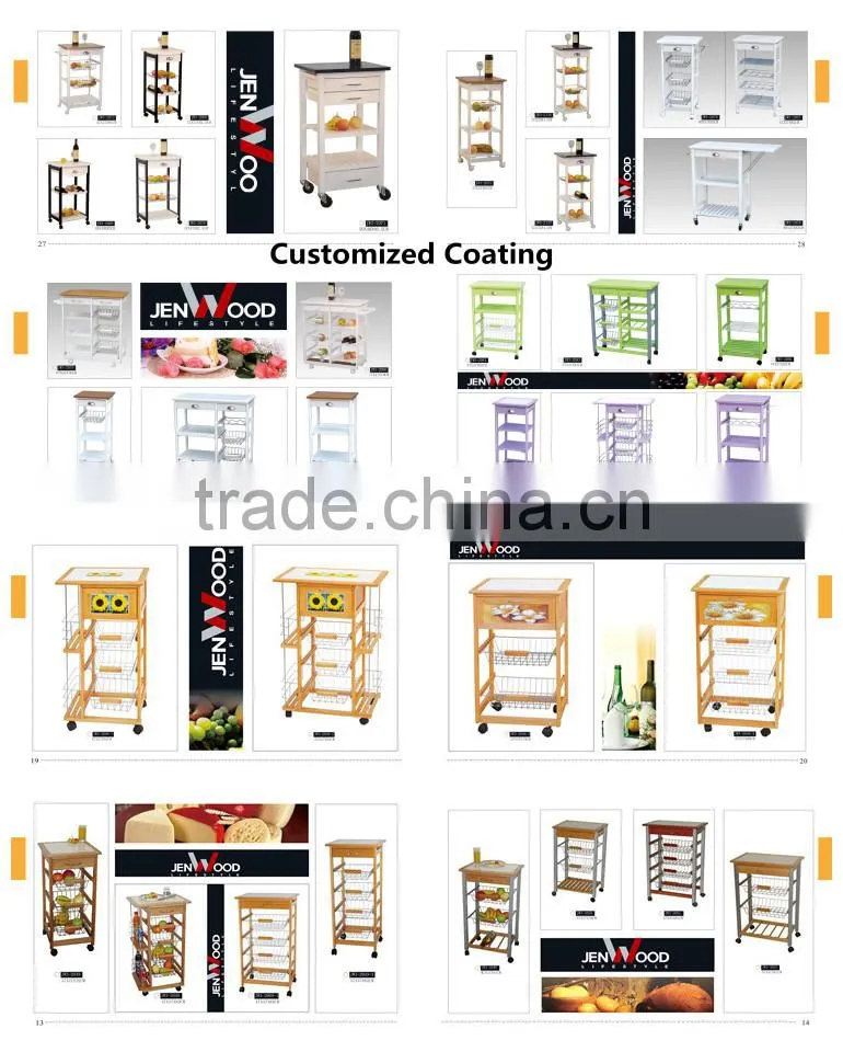 E0 powder coating white finish E1 MDF modern coffee table
