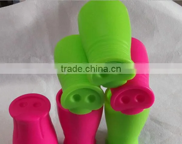 silicone kid drinking cup pig nose