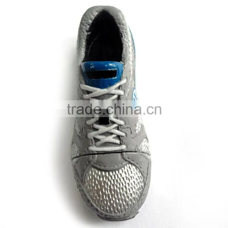 Custom manufacturer of PVC soft rubber U disk shell sneaker shoes model USB shell