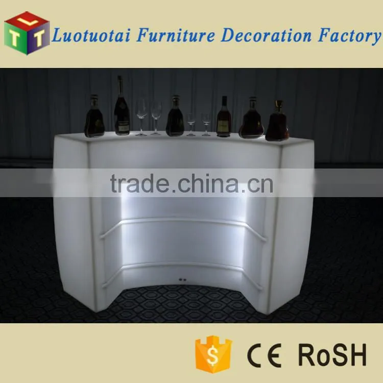 Modern LED round bar counter / LED bar counter with 16 colors