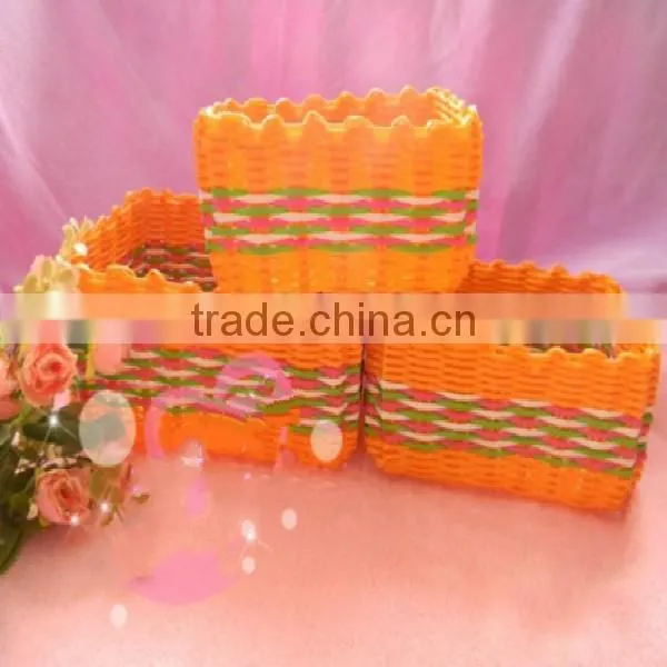 2014 Multifunctional PVC plastic storage basket mold with 100%handmade