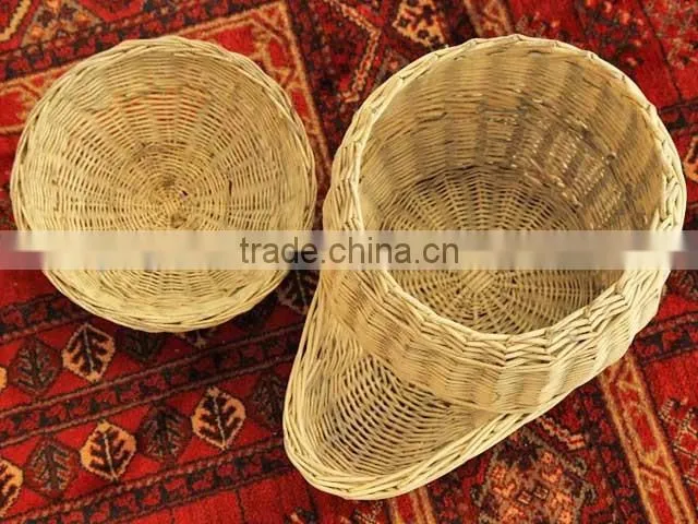 Potato Storage Basket Made From Woven Wicker Wicker Basket With Lid For potato storage