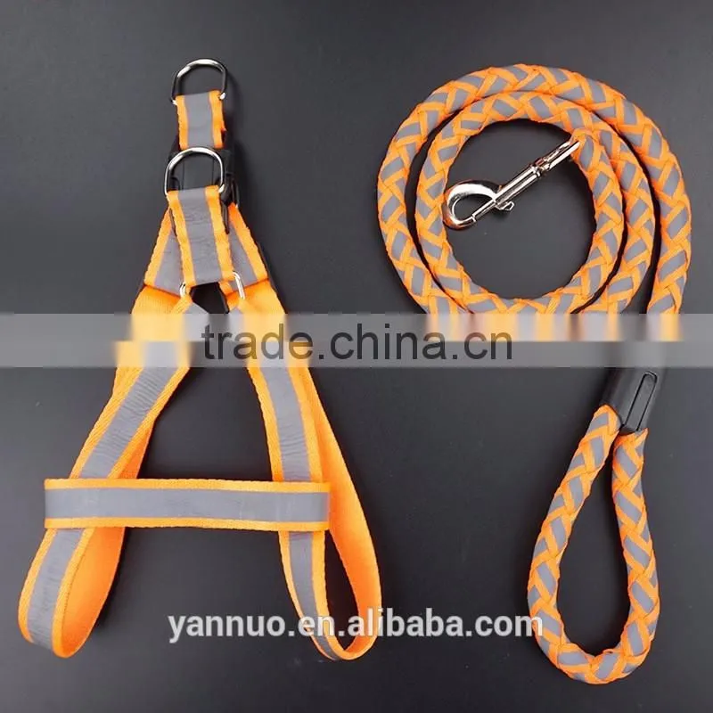 Sport Dog Harness Set Toy Braided Rope Hunting Dog Collar Wholesale