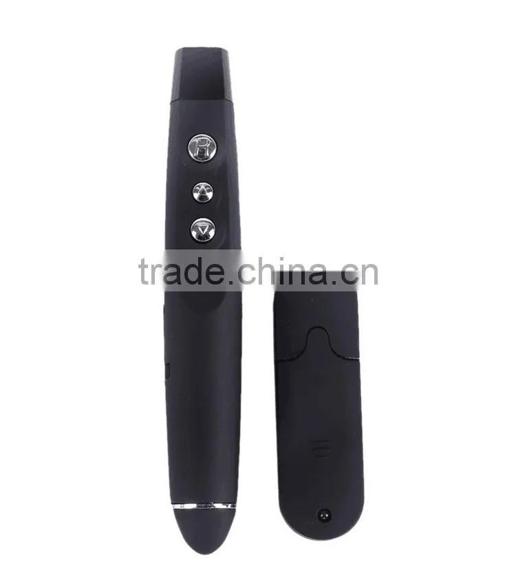 Best-selling Wireless USB PPT Laser Pointer Multifunctional Presentation Red Laser Pointer Good Office Partner For Wholesale